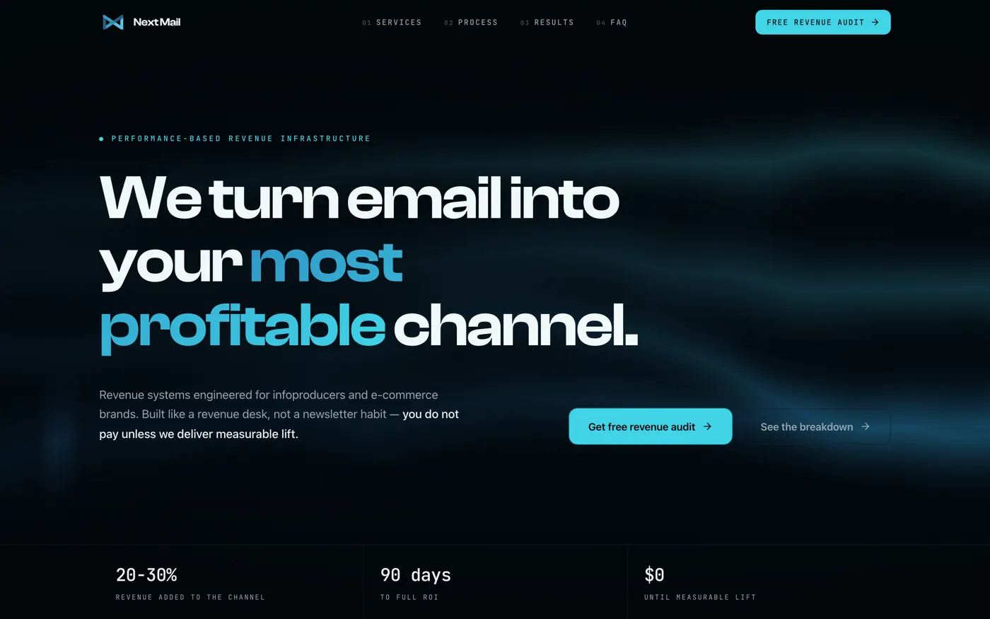 Sitio web de NextMail